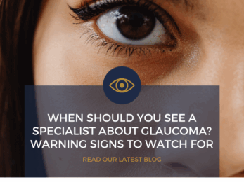 When should you see a specialist about glaucoma? LondonOC