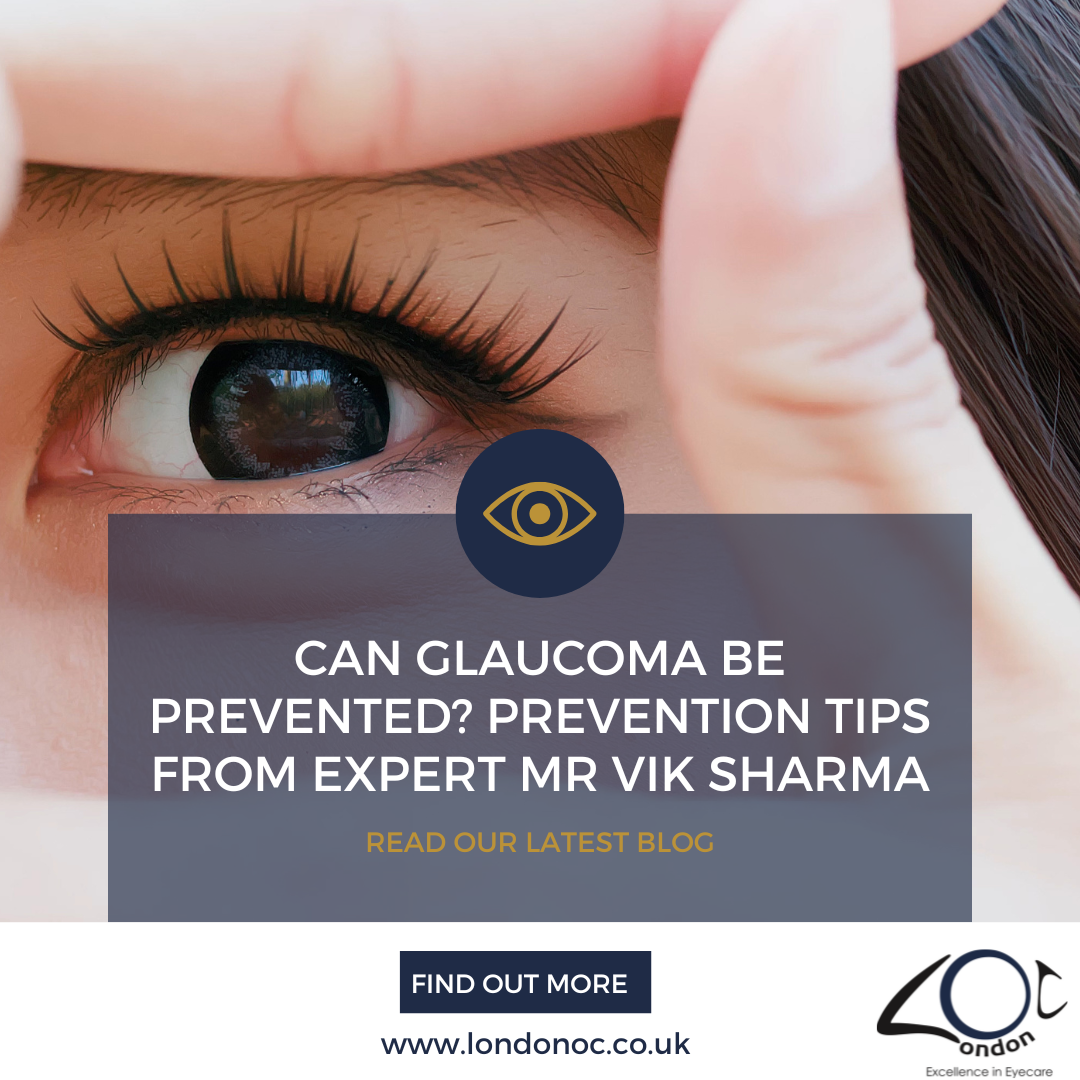 Can glaucoma be prevented? Tips from expert Mr Vik Sharma