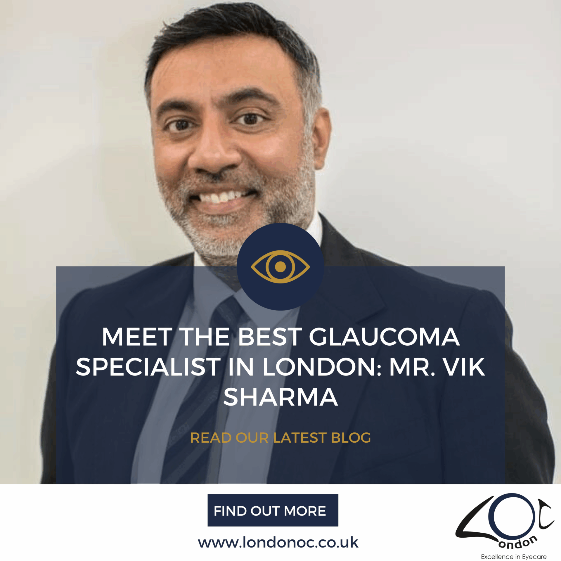 Meet the best glaucoma specialist in London: Mr. Vik Sharma