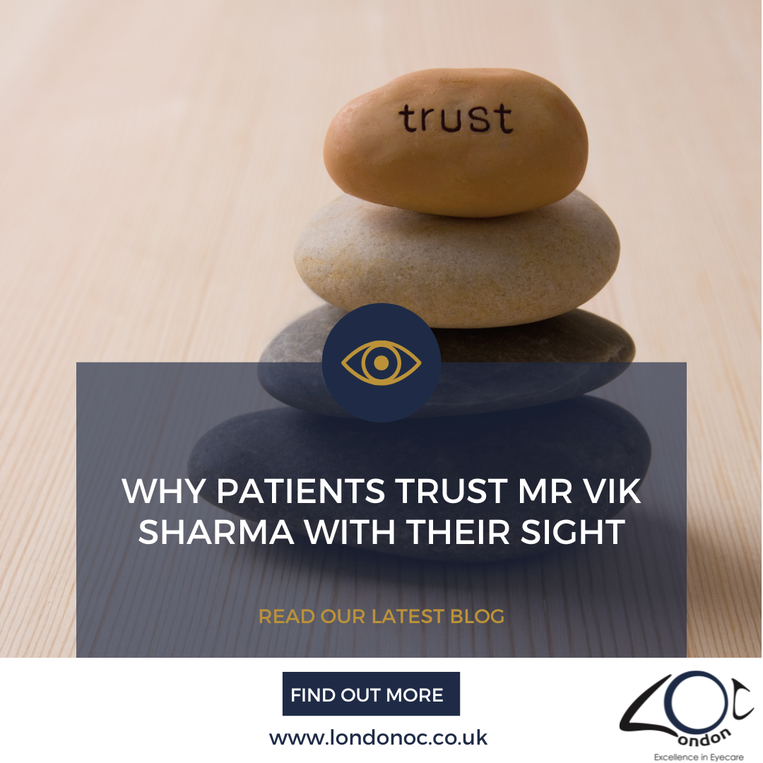Why patients trust Mr Vik Sharma with their sight - LondonOC