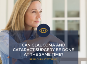 Can glaucoma and cataract surgery be done at the same time?